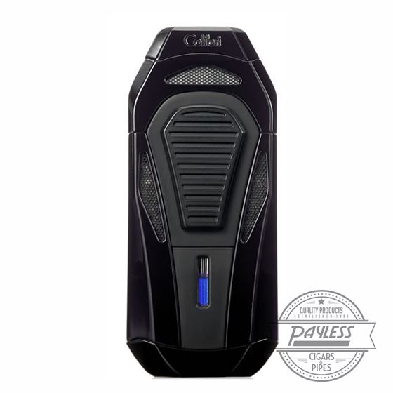 Colibri Boss Triple Jet Lighter with Cutter - Black (LI950T1)