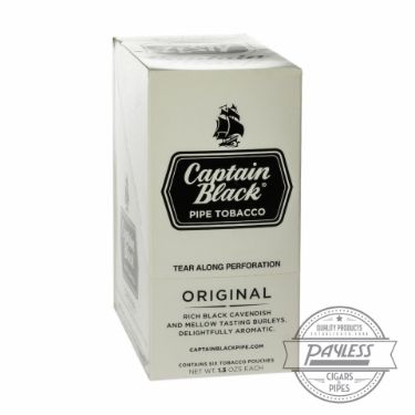 Buy Captain Black White 1.5Oz Pouches (6-Pk) Online Captain Black White 1.5Oz Pouches (6-Pk)