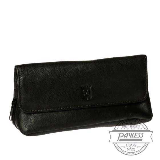 Chacom Leather Combo Pouch Dark Brown - 3B 