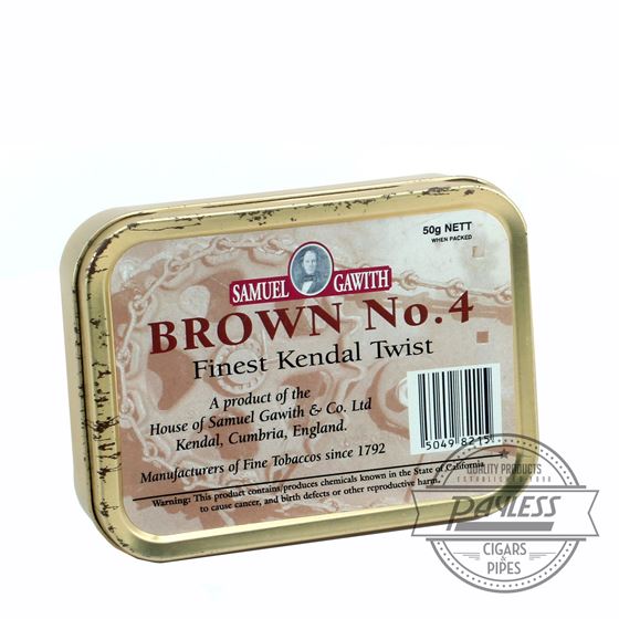 Samuel Gawith Brown #4 Kendall Twist Tin