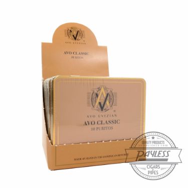 Buy AVO Classic Puritos Tins Online AVO Classic Puritos 10 tins of 10