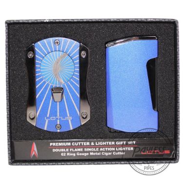 Lotus Chroma Lighter & Deception Cutter Gift Set - Blue Lotus Chroma Lighter & Deception Cutter Gift Set - Blue