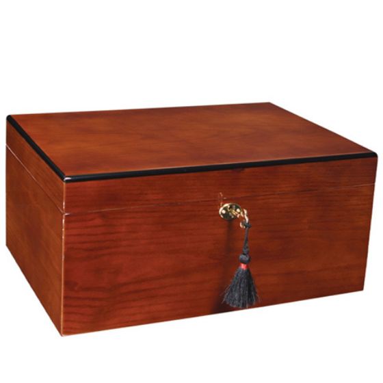 Savoy Ash Burl Humidor - Small