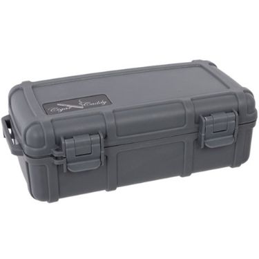 Cigar Caddy 10 Cigar Travel Humidor Dark Gray Cigar Caddy 10 Cigar Travel Humidor Dark Gray