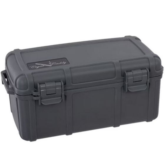 Cigar Caddy 15 Cigar Travel Humidor Dark Gray