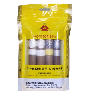 Montecristo Dominican Toro Fresh Pack (4-Pack) Montecristo Dominican Toro Fresh Pack (4-Pack)